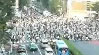 Shibuya - probably the world busiest intersection