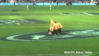 All Blacks Streaker -  Tackled By Security