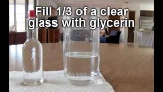 Make an invisible bottle - interesting trick