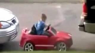 Kid Shows How to Parallel Park