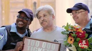 Police Officer Celebrates 100,000 Tickets - funny joke
