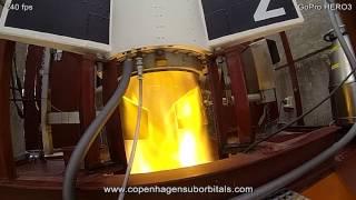 Mesmerizing GoPro video from inside flames of failed rocket engine