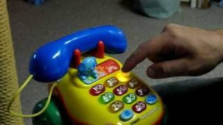 How to get the baby phone toy to curse