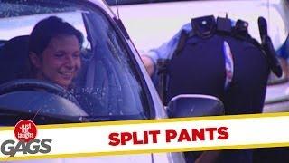 Split pants - crazy joke